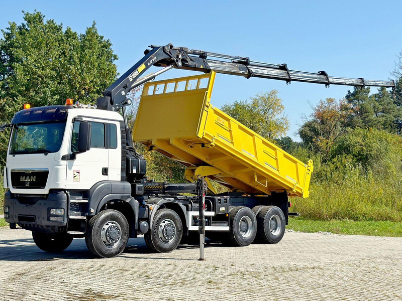 MAN TGS 32.510 * HIAB 288 EP - 5HIDUO/ FUNK * 8x8 - Camion benne, Camion grue: photos 2 MAN TGS 32.510 * HIAB 288 EP - 5HIDUO/ FUNK * 8x8 - Camion benne, Camion grue: photos 2