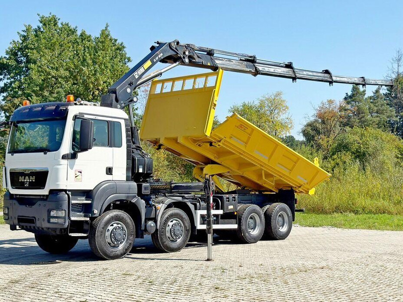 MAN TGS 32.510 * HIAB 288 EP - 5HIDUO/ FUNK * 8x8 - Camion benne, Camion grue: photos 3 MAN TGS 32.510 * HIAB 288 EP - 5HIDUO/ FUNK * 8x8 - Camion benne, Camion grue: photos 3