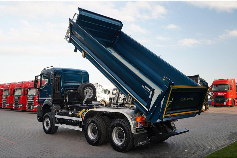 MAN TGS 33.480 / 6X6 / WYWROTKA 3 STRONNA / BORDMATIC / HYDROBURTA / - Camion benne: photos 4 MAN TGS 33.480 / 6X6 / WYWROTKA 3 STRONNA / BORDMATIC / HYDROBURTA / - Camion benne: photos 4