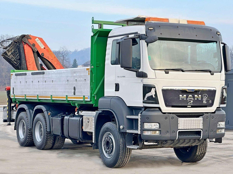 MAN TGS 33.480 - Camion benne, Camion grue: photos 3 MAN TGS 33.480 - Camion benne, Camion grue: photos 3