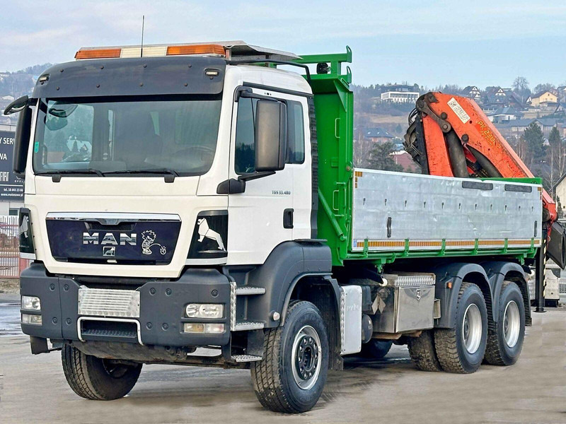 MAN TGS 33.480 - Camion benne, Camion grue: photos 4 MAN TGS 33.480 - Camion benne, Camion grue: photos 4