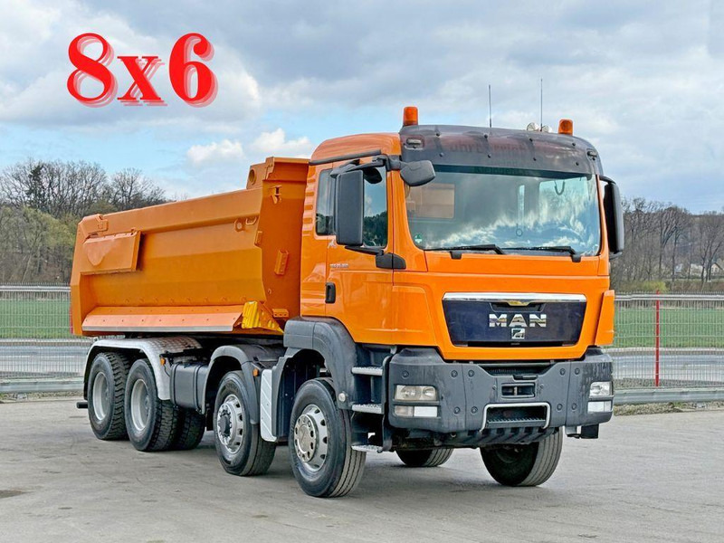MAN TGS 35.360 KIPPER * 8x6 * TOPZUSTAND - Camion benne: photos 1 MAN TGS 35.360 KIPPER * 8x6 * TOPZUSTAND - Camion benne: photos 1