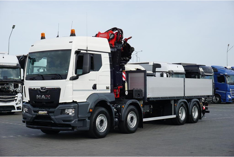 MAN TGS / 35.470 / E 6 / SKRZYNIOWY + HDS / FASSI F 545 / ŁAD. 13 10 - Camion plateau, Camion grue: photos 3 MAN TGS / 35.470 / E 6 / SKRZYNIOWY + HDS / FASSI F 545 / ŁAD. 13 10 - Camion plateau, Camion grue: photos 3