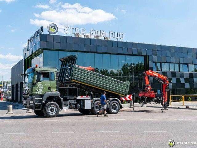 Crédit-bail de MAN TGS 35.480 PALFINGER PK 20002 HDS Grapple Tippe MAN TGS 35.480 PALFINGER PK 20002 HDS Grapple Tippe: photos 10