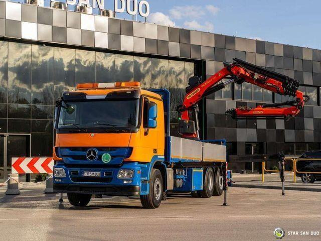 Mercedes-Benz ACTROS 2541 6x2 Palfinger PK 34002 Crane Winch - Camion plateau, Camion grue: photos 2 Mercedes-Benz ACTROS 2541 6x2 Palfinger PK 34002 Crane Winch - Camion plateau, Camion grue: photos 2