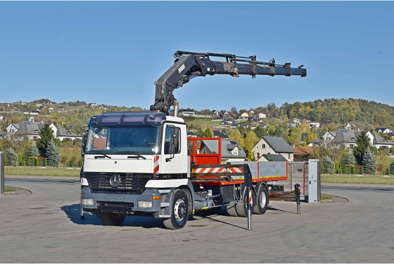 Mercedes-Benz ACTROS 2635 Pritsche - Camion plateau, Camion grue: photos 2 Mercedes-Benz ACTROS 2635 Pritsche - Camion plateau, Camion grue: photos 2