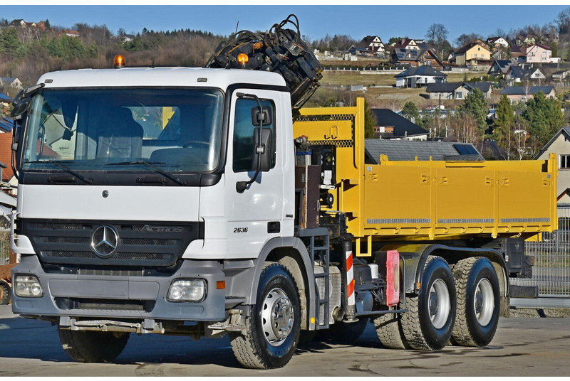 Mercedes-Benz ACTROS 2636 * TEREX 165.2E - A4 + FUNK/6x4 - Camion benne, Camion grue: photos 4 Mercedes-Benz ACTROS 2636 * TEREX 165.2E - A4 + FUNK/6x4 - Camion benne, Camion grue: photos 4