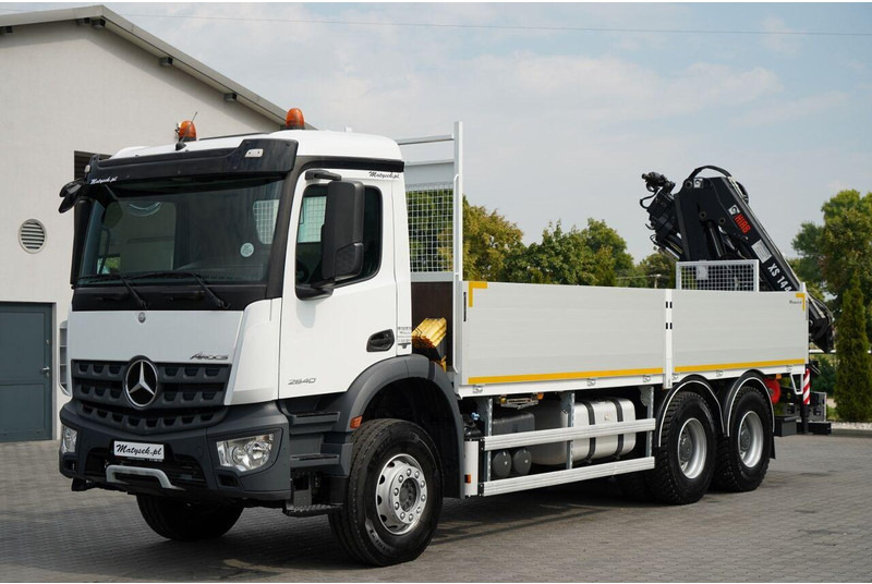 Camion plateau, Camion grue Mercedes-Benz / AROCS 2640 / 6x4 / SKRZYNIOWY - 6,5 M / HDS HIAB XS 144 / wysó: photos 7