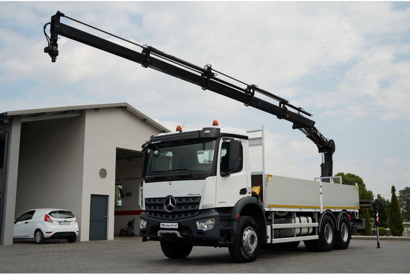 Mercedes-Benz / AROCS 2640 / 6x4 / SKRZYNIOWY - 6,5 M / HDS HIAB XS 144 / wysó - Camion plateau, Camion grue: photos 2 Mercedes-Benz / AROCS 2640 / 6x4 / SKRZYNIOWY - 6,5 M / HDS HIAB XS 144 / wysó - Camion plateau, Camion grue: photos 2