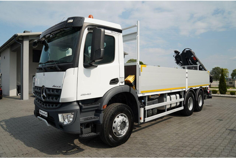 Camion plateau, Camion grue Mercedes-Benz / AROCS 2640 / 6x4 / SKRZYNIOWY - 6,5 M / HDS HIAB XS 144 / wysó: photos 8