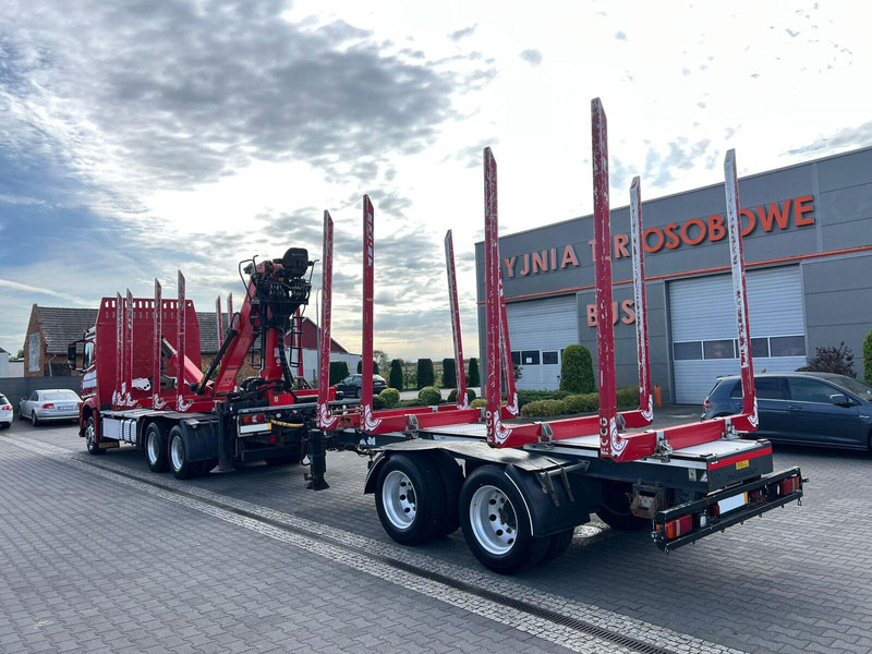 Mercedes-Benz AROCS 2645 EURO 6 6x4 TIMBER CARRIER HOLZTRANSPORT PALFINGER EPS - Camion grumier, Camion grue: photos 3 Mercedes-Benz AROCS 2645 EURO 6 6x4 TIMBER CARRIER HOLZTRANSPORT PALFINGER EPS - Camion grumier, Camion grue: photos 3