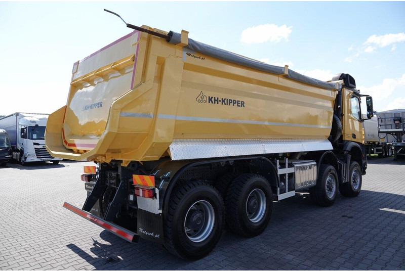 Camion benne Mercedes-Benz AROCS 4145 / 8x8 / WYWROTKA TYLNOZSYPOWA / KH KIPPER  / EURO 6: photos 17