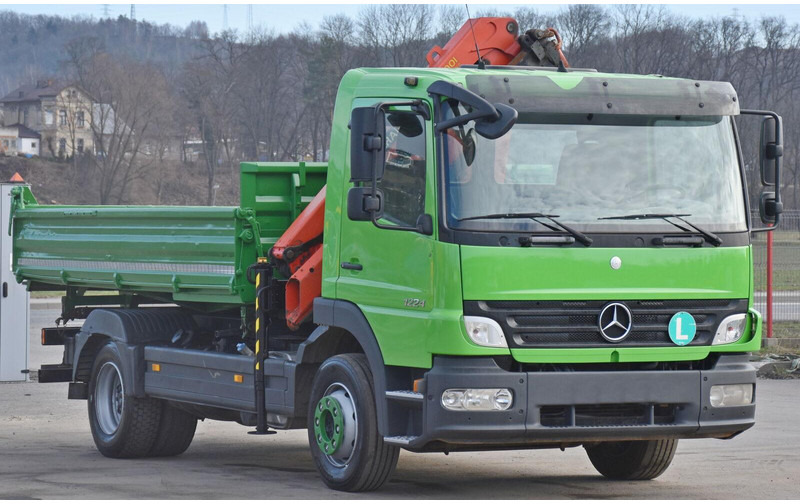 Mercedes-Benz ATEGO 1224 - Camion benne, Camion grue: photos 4 Mercedes-Benz ATEGO 1224 - Camion benne, Camion grue: photos 4