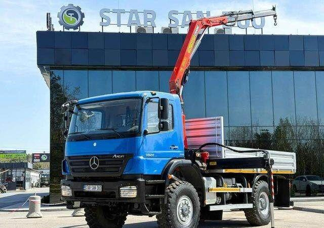 Mercedes-Benz AXOR 1824 4x4 PALFINGER PK 8500 Crane Kran - Camion benne, Camion grue: photos 1 Mercedes-Benz AXOR 1824 4x4 PALFINGER PK 8500 Crane Kran - Camion benne, Camion grue: photos 1
