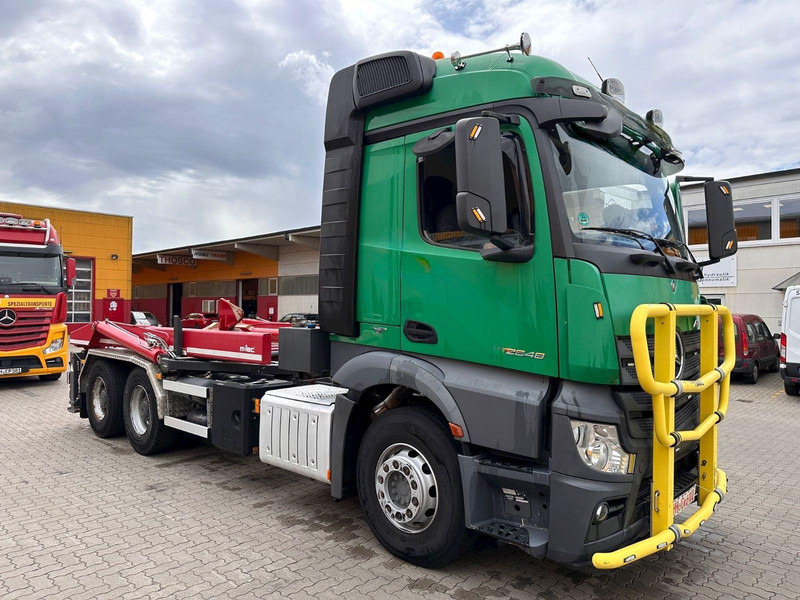 Mercedes-Benz Actros 4 3 Achser BM 963 2648 OM471 6x4 Fg - Camion ampliroll, Camion grue: photos 1 Mercedes-Benz Actros 4 3 Achser BM 963 2648 OM471 6x4 Fg - Camion ampliroll, Camion grue: photos 1