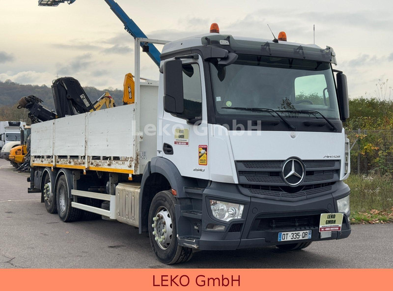 Mercedes-Benz Antos 2540 - Camion plateau, Camion grue: photos 1 Mercedes-Benz Antos 2540 - Camion plateau, Camion grue: photos 1