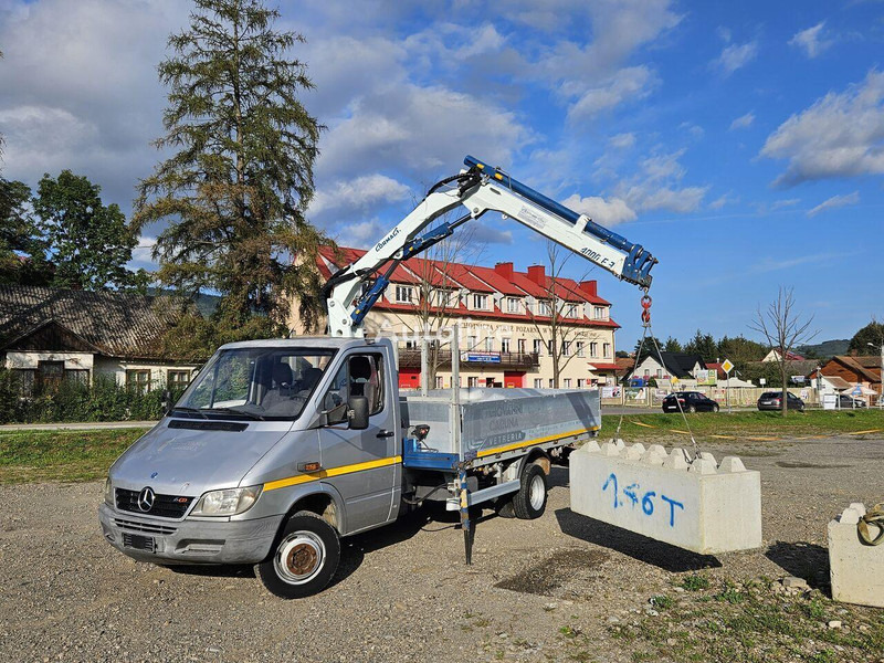 Mercedes-Benz Sprinter 616 Flatbed + crane Cormach - Camion plateau, Camion grue: photos 3 Mercedes-Benz Sprinter 616 Flatbed + crane Cormach - Camion plateau, Camion grue: photos 3