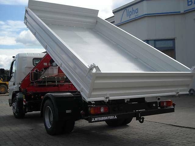 Mitsubishi Fuso Canter 7C15 - Tipper+crane - Camion benne, Camion grue: photos 3 Mitsubishi Fuso Canter 7C15 - Tipper+crane - Camion benne, Camion grue: photos 3