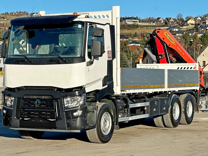 Renault C 380 *PRITSCHE 6,80m * PK 18002-EH C + FUNK*6x4 - Camion plateau, Camion grue: photos 4 Renault C 380 *PRITSCHE 6,80m * PK 18002-EH C + FUNK*6x4 - Camion plateau, Camion grue: photos 4