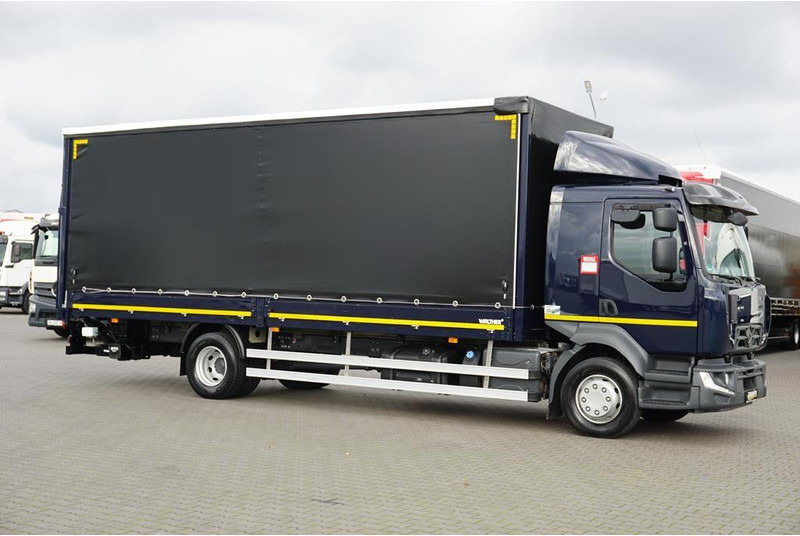 Renault D 16 / 280 / ACC / E 6 / BURTOFIRANKA + WINDA / ŁAD. 8 580 KG / - Camion à rideaux coulissants: photos 4 Renault D 16 / 280 / ACC / E 6 / BURTOFIRANKA + WINDA / ŁAD. 8 580 KG / - Camion à rideaux coulissants: photos 4