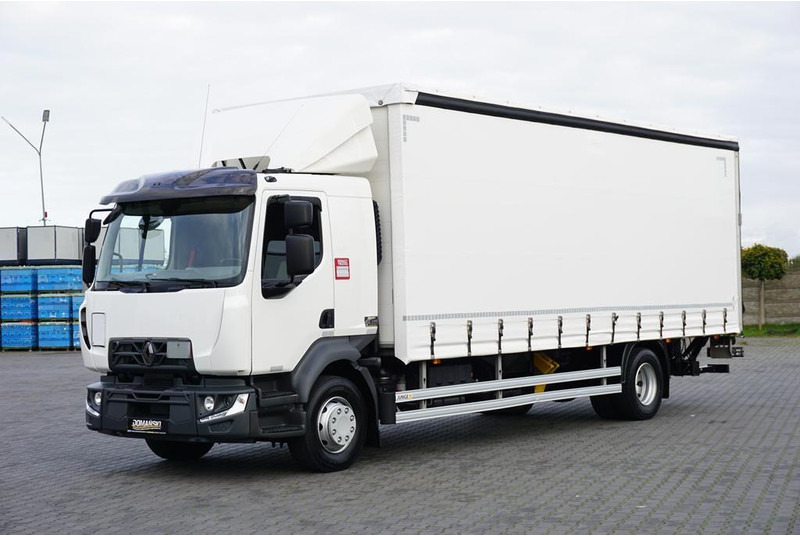 Renault D 16 / 280 / ACC / E 6 / FIRANKA + WINDA / ŁAD. 8 790 KG / 17 PA - Camion à rideaux coulissants: photos 1 Renault D 16 / 280 / ACC / E 6 / FIRANKA + WINDA / ŁAD. 8 790 KG / 17 PA - Camion à rideaux coulissants: photos 1