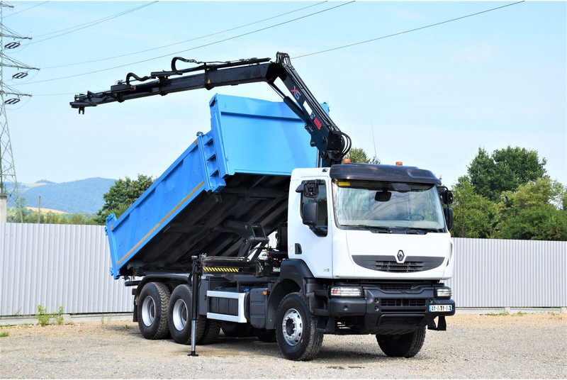 Renault KERAX 370 DXI - Camion benne, Camion grue: photos 1 Renault KERAX 370 DXI - Camion benne, Camion grue: photos 1