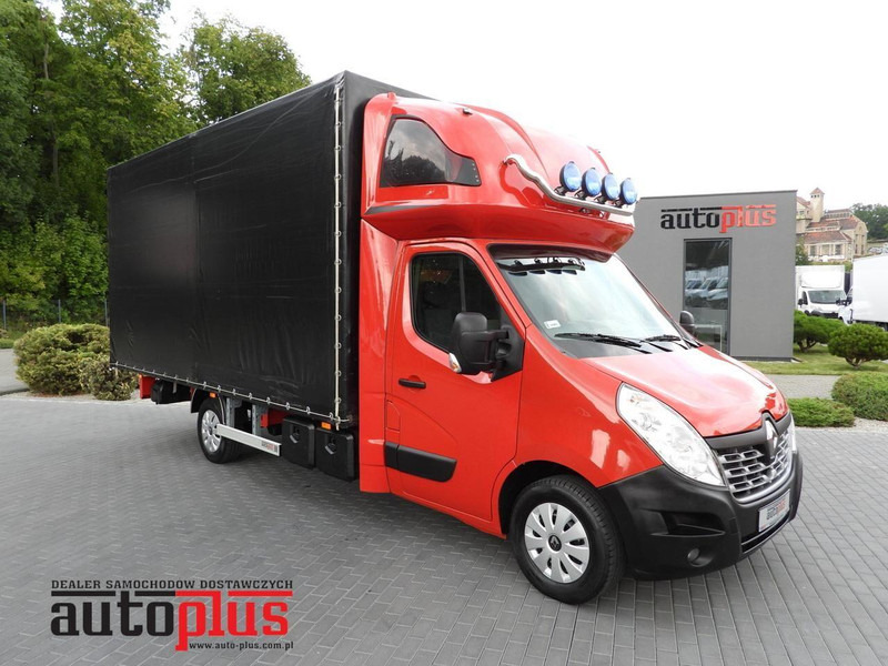 Renault MASTER PLANDEKA 10 PALET WEBASTO TEMPOMAT PNEUMATYKA KLIMATYZACJ - Utilitaire rideaux coulissants (PLSC): photos 1 Renault MASTER PLANDEKA 10 PALET WEBASTO TEMPOMAT PNEUMATYKA KLIMATYZACJ - Utilitaire rideaux coulissants (PLSC): photos 1