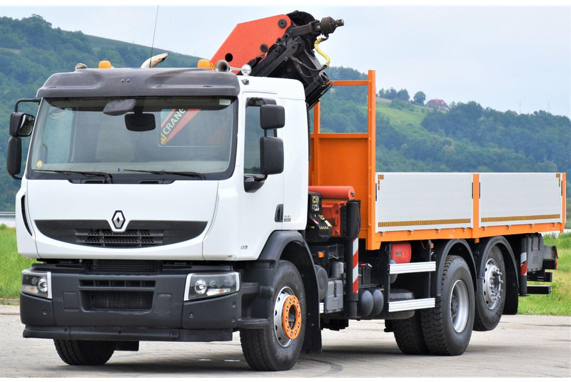 Renault PREMIUM 430 DXI* FUNK * TOPZUSTAND - Camion plateau, Camion grue: photos 4 Renault PREMIUM 430 DXI* FUNK * TOPZUSTAND - Camion plateau, Camion grue: photos 4