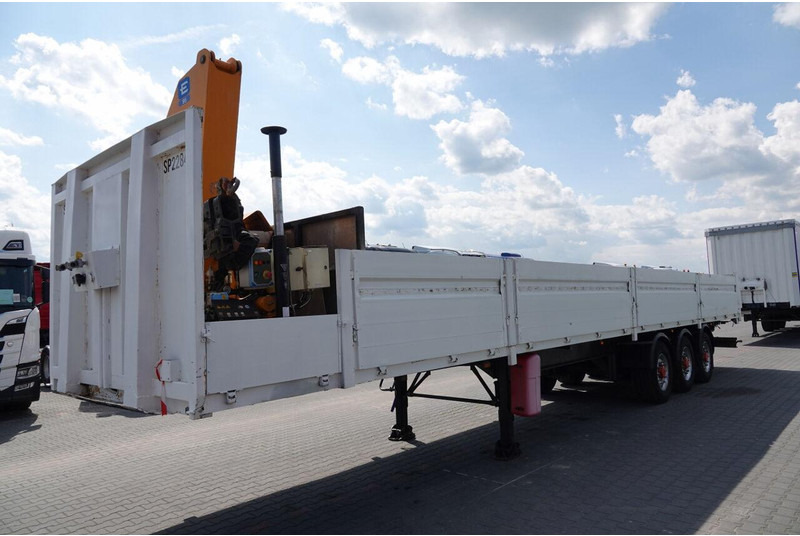 Samro NACZEPA BURTOWA / + HDS EFFER 95-3S - WYSÓW : 9 METRÓW / SPROWA - Semi-remorque plateau: photos 2 Samro NACZEPA BURTOWA / + HDS EFFER 95-3S - WYSÓW : 9 METRÓW / SPROWA - Semi-remorque plateau: photos 2