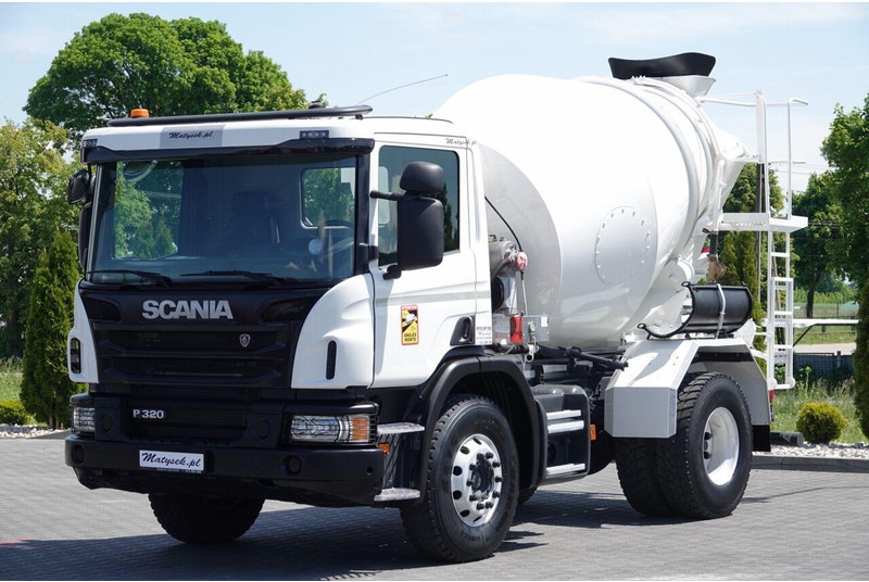 Scania P 320 / BETONOMIESZARKA / GRUSZKA /5 m3 / ALUFELGI / EURO 6 - Camion malaxeur: photos 1 Scania P 320 / BETONOMIESZARKA / GRUSZKA /5 m3 / ALUFELGI / EURO 6 - Camion malaxeur: photos 1