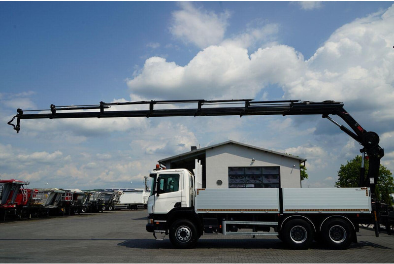 Scania P 360 / 6X4 / SKRZYNIOWY 4.85 + HDS HIAB 211 E-6 HIDUO / UDŹWIG - Camion plateau, Camion grue: photos 5 Scania P 360 / 6X4 / SKRZYNIOWY 4.85 + HDS HIAB 211 E-6 HIDUO / UDŹWIG - Camion plateau, Camion grue: photos 5