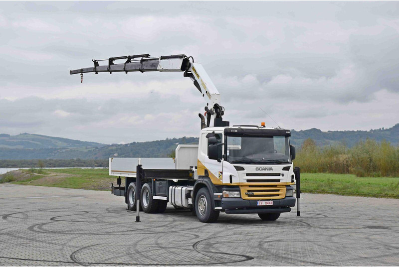 Scania P 420 - Camion plateau, Camion grue: photos 2 Scania P 420 - Camion plateau, Camion grue: photos 2