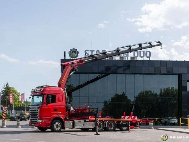 Scania R450 8x4 Palfinger PK 65002 SH HDS Crane - Camion plateau, Camion grue: photos 4 Scania R450 8x4 Palfinger PK 65002 SH HDS Crane - Camion plateau, Camion grue: photos 4