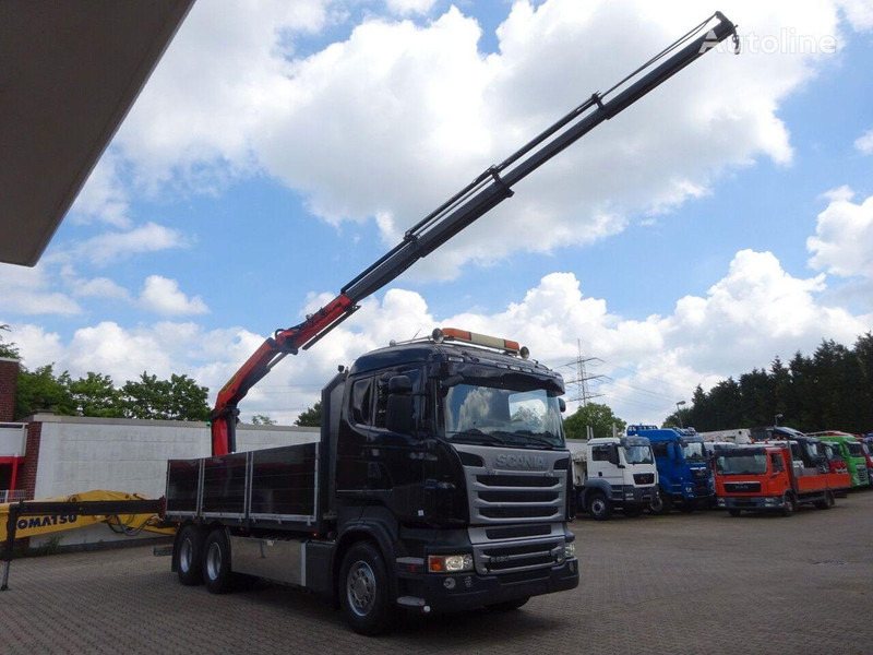 Scania R620 Flatbed + crane PK 22002 EH 6x2 - Camion plateau, Camion grue: photos 5 Scania R620 Flatbed + crane PK 22002 EH 6x2 - Camion plateau, Camion grue: photos 5