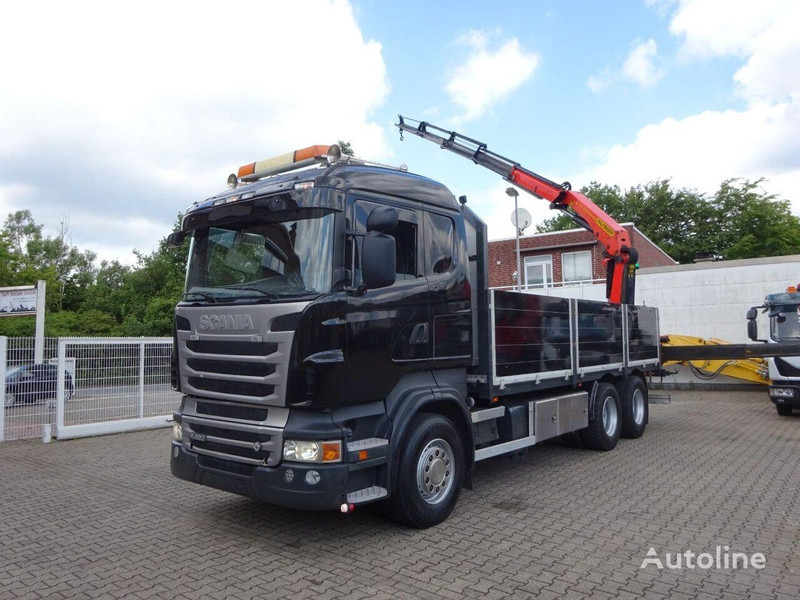 Scania R620 V8 6x2 Flatbed + Palfinger Crane PK 22002 EH - Camion plateau, Camion grue: photos 2 Scania R620 V8 6x2 Flatbed + Palfinger Crane PK 22002 EH - Camion plateau, Camion grue: photos 2