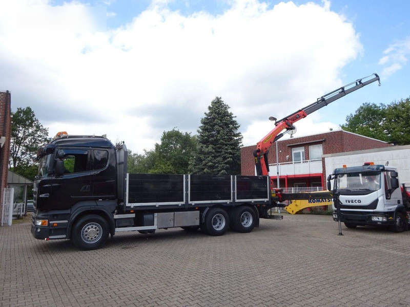 Scania R620 V8 - Flatbed+crane - Camion plateau, Camion grue: photos 5 Scania R620 V8 - Flatbed+crane - Camion plateau, Camion grue: photos 5