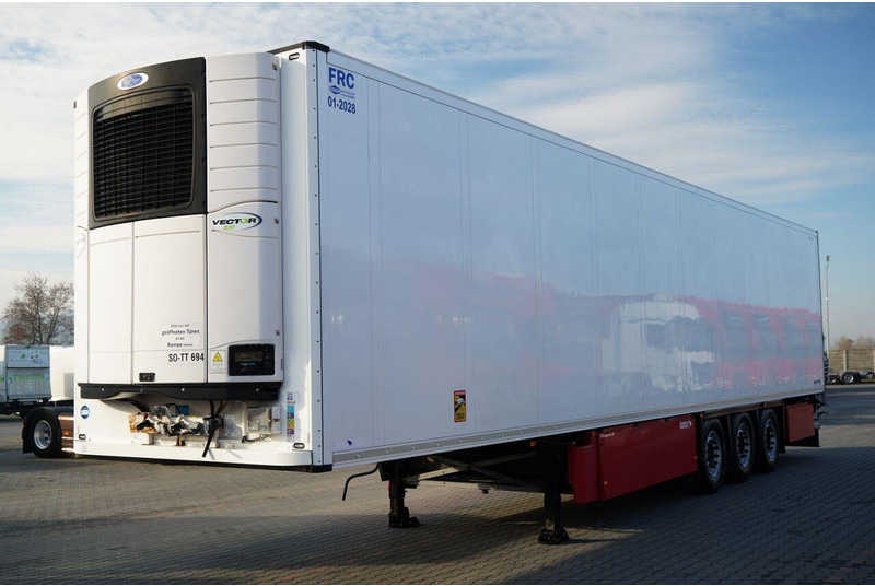 Schmitz Cargobull CHŁODNIA / CARRIER VECTOR 1550 / OŚ PODNOSZONA / DOPPELSTOCK / K - Semi-remorque frigorifique: photos 3 Schmitz Cargobull CHŁODNIA / CARRIER VECTOR 1550 / OŚ PODNOSZONA / DOPPELSTOCK / K - Semi-remorque frigorifique: photos 3