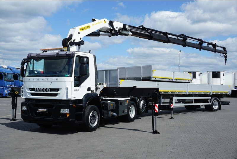 Iveco STRALIS / 260E36 / 6 X 2 / HDS PALFINGER PK 42 002 SH-E / WYSIĘG - Tracteur routier: photos 1 Iveco STRALIS / 260E36 / 6 X 2 / HDS PALFINGER PK 42 002 SH-E / WYSIĘG - Tracteur routier: photos 1