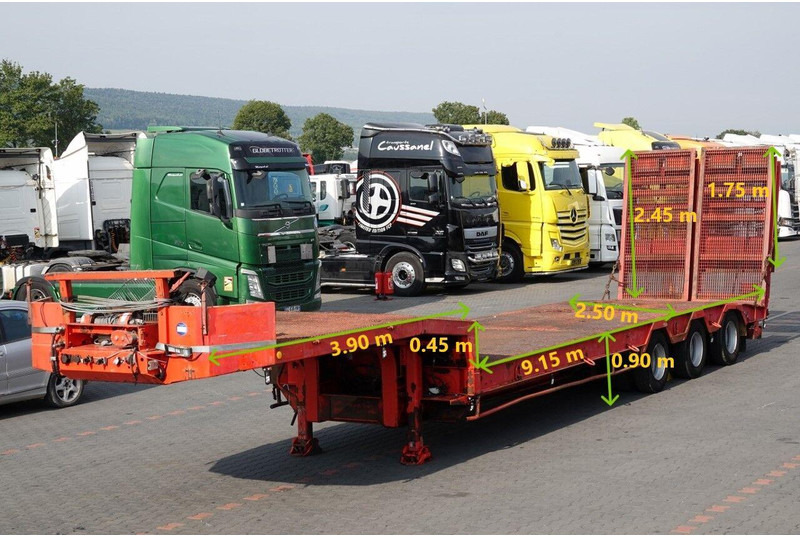 Verem NACZEPA LAWETA NISKOPODWOZIE / NAJAZDY HYDRAULICZNE / 3 OSIOWA / - Semi-remorque surbaissé: photos 2 Verem NACZEPA LAWETA NISKOPODWOZIE / NAJAZDY HYDRAULICZNE / 3 OSIOWA / - Semi-remorque surbaissé: photos 2