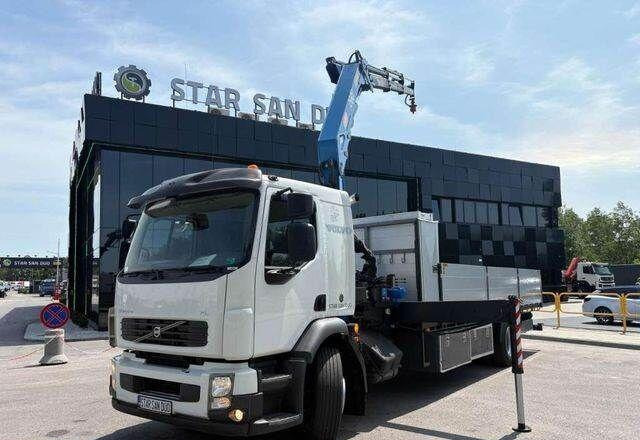 Volvo FE 240 4x2 HMF 1560 K3 HDS Rotator Crane Kran - Camion plateau, Camion grue: photos 4 Volvo FE 240 4x2 HMF 1560 K3 HDS Rotator Crane Kran - Camion plateau, Camion grue: photos 4