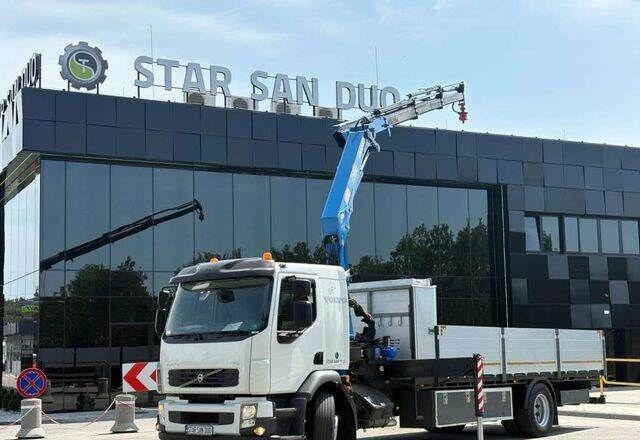 Volvo FE 240 4x2 HMF 1560 K3 HDS Rotator Crane Kran - Camion plateau, Camion grue: photos 1 Volvo FE 240 4x2 HMF 1560 K3 HDS Rotator Crane Kran - Camion plateau, Camion grue: photos 1