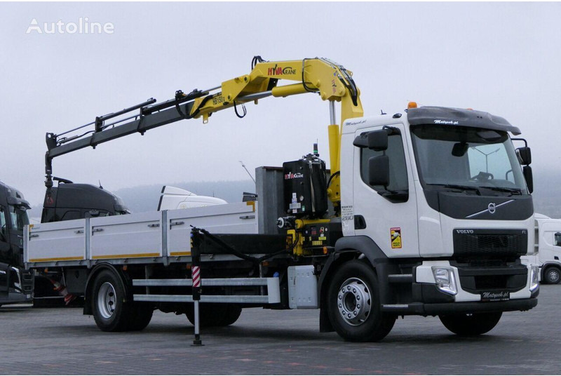 Volvo FE 280 - Camion plateau, Camion grue: photos 1 Volvo FE 280 - Camion plateau, Camion grue: photos 1