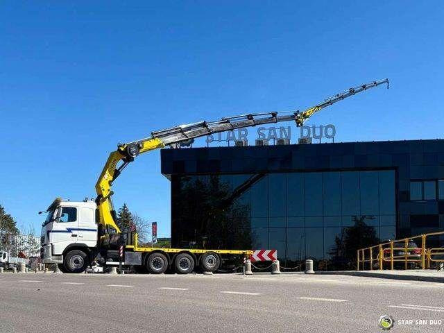 Volvo FH 520 8x4 HMF ODIN K6 EURO 5 FLY JIB Crane - Camion plateau, Camion grue: photos 3 Volvo FH 520 8x4 HMF ODIN K6 EURO 5 FLY JIB Crane - Camion plateau, Camion grue: photos 3