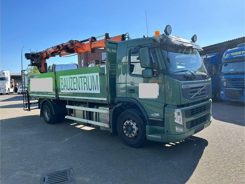 Volvo FM330 Kran Hiab 113K Pro Euro 5+EEV.2x Ger - Camion plateau, Camion grue: photos 1 Volvo FM330 Kran Hiab 113K Pro Euro 5+EEV.2x Ger - Camion plateau, Camion grue: photos 1