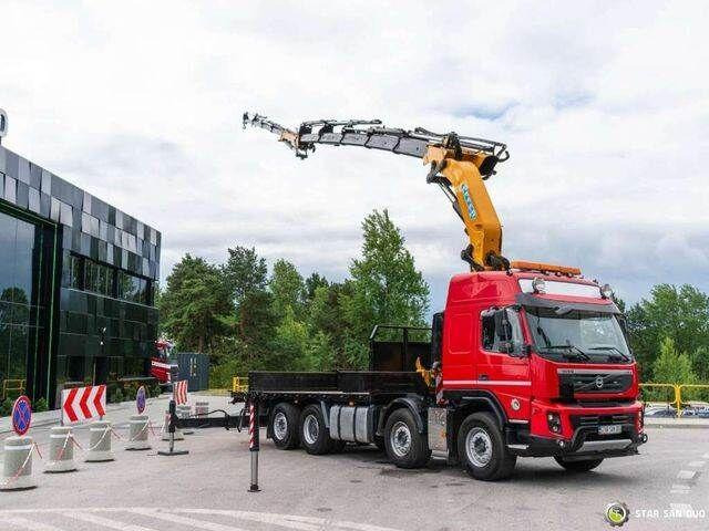 Volvo FMX 500 8x2 Effer 585 Fly Jib Winch Crane Kran - Camion plateau, Camion grue: photos 3 Volvo FMX 500 8x2 Effer 585 Fly Jib Winch Crane Kran - Camion plateau, Camion grue: photos 3
