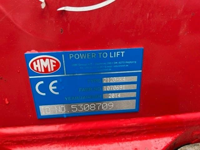 HMF 2120 K4 2014 CRANE KRAN REMOTE CONTROL - Grue auxiliaire: photos 3 HMF 2120 K4 2014 CRANE KRAN REMOTE CONTROL - Grue auxiliaire: photos 3