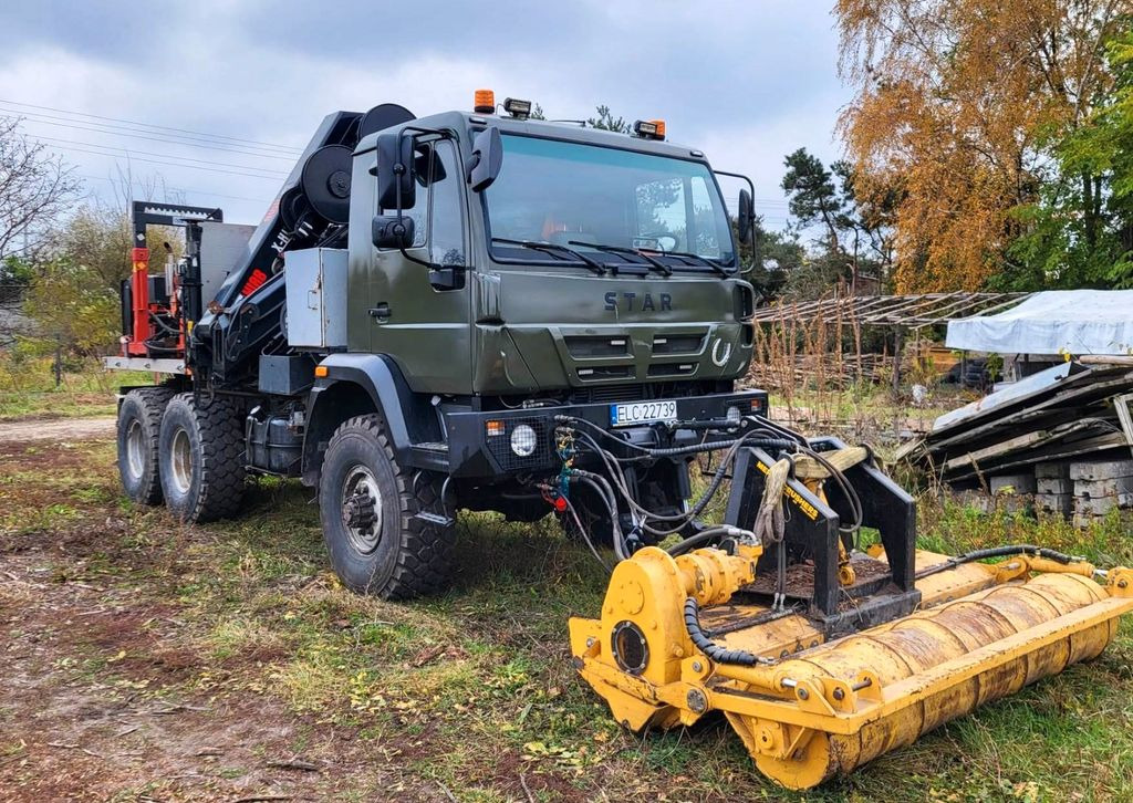 MAN 6x6 Star 266 6x6 HIAB X HIPRO 192 E-6 - Camion grue: photos 1 MAN 6x6 Star 266 6x6 HIAB X HIPRO 192 E-6 - Camion grue: photos 1