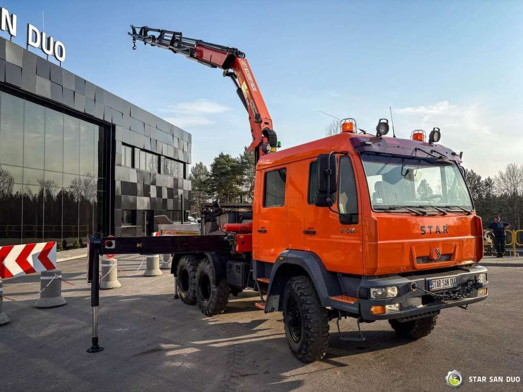 Camion grue neuf MAN STAR 266 MAN 6x6 PALFINGER PK 18001 Crane Kran: photos 9