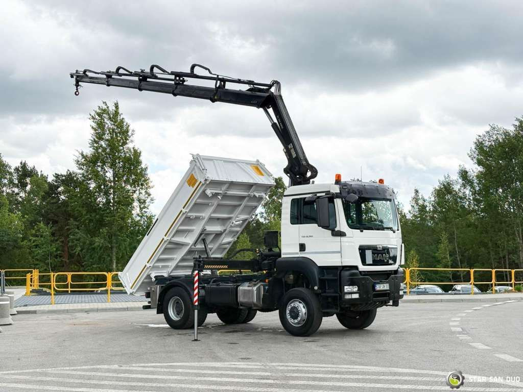 MAN TGS 18.360 4x4 HIAB 144 E-4 Crane Kipper - Camion benne: photos 2 MAN TGS 18.360 4x4 HIAB 144 E-4 Crane Kipper - Camion benne: photos 2