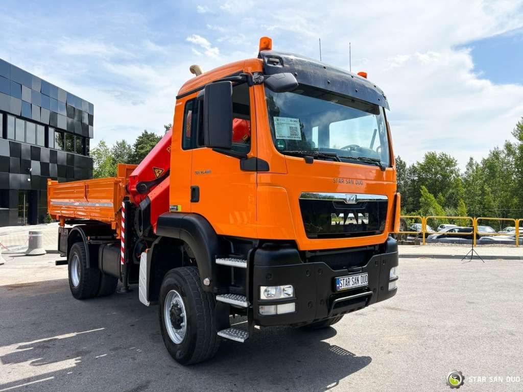 MAN TGS 18.480 4x4 PALFINGER PK 22002 Crane Kipper - Camion grue: photos 5 MAN TGS 18.480 4x4 PALFINGER PK 22002 Crane Kipper - Camion grue: photos 5